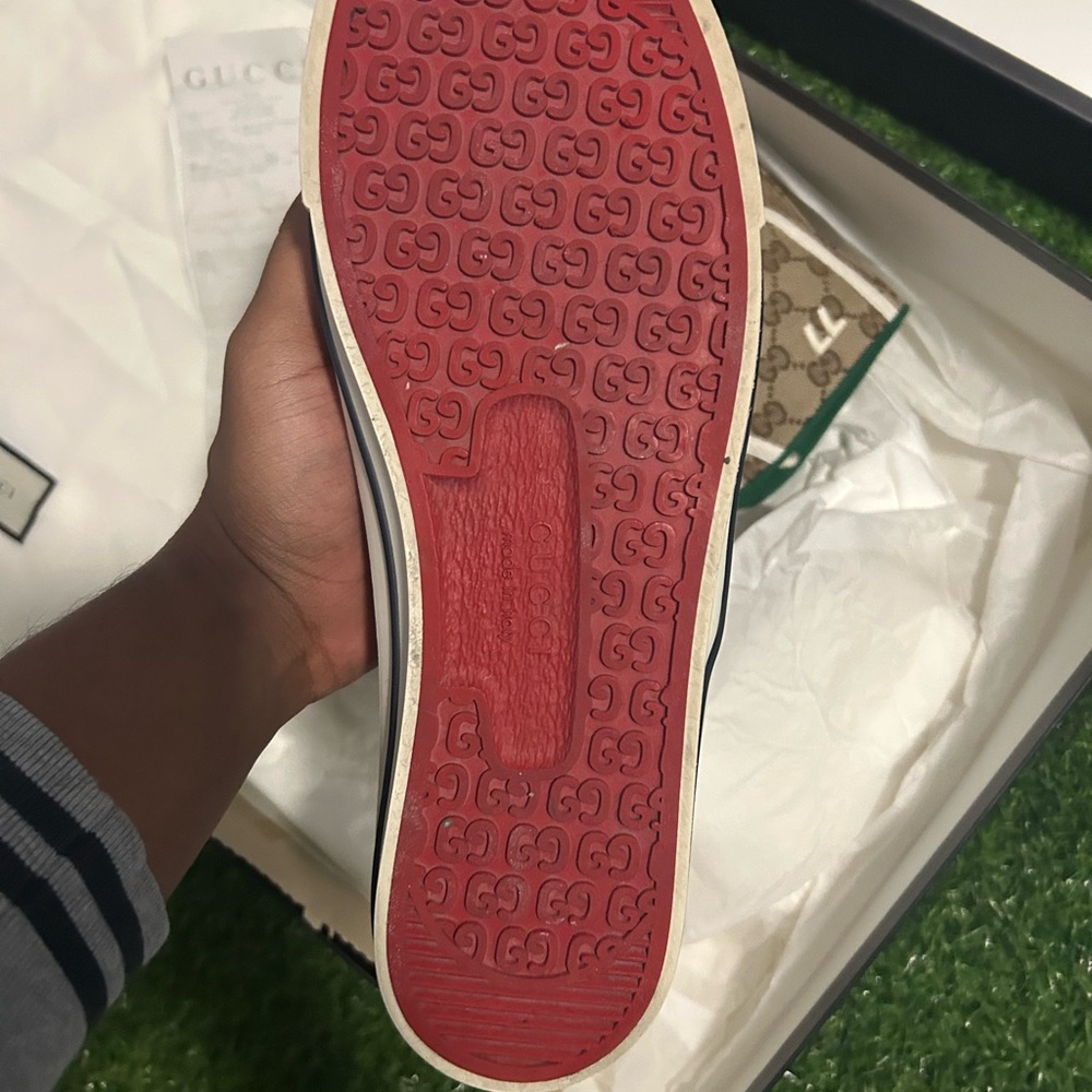 Gucci Tennis 1977 GG Canvas Sneakers Size 11/ Eu 45 | OG All + Receipt - Picture 8 of 8